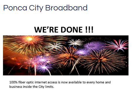 Ponca City Broadband website screenshot