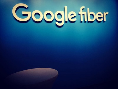 Google Fiber wall logo